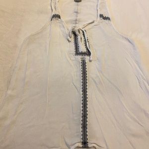 White top with embroidery, Size Medium.